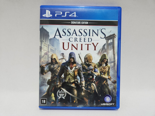 Capa Assassins Creed Unity Original Para Playstation 4