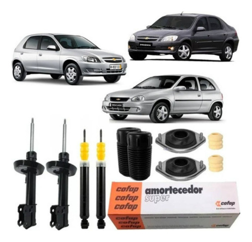 Kit Amortecedor Completo + Kit Corsa Celta 95 A 2016