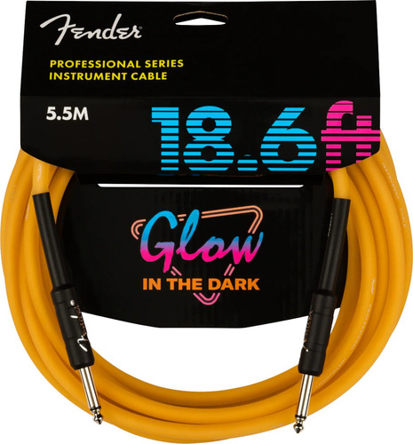 Cable Fender Glow In The Dark Amarillo 5.6 Mts. Fluorescente