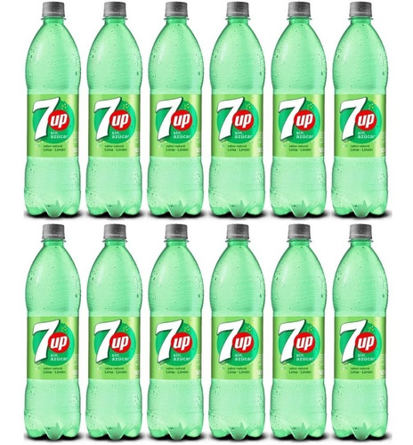 7up Free Botella 500ml Pack X12 Gaseosa Zetta Bebidas