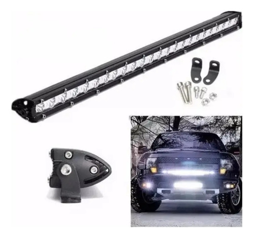 Pack 2 Barra Led Neblinero 72w Auto 4x4 De 65cm