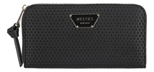 Cartera Para Mujer Westies Negro Hbimanol40we Diseño de la tela Liso