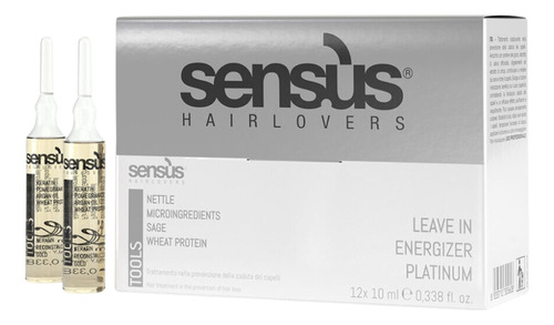 Caja 12 Ampollas Leave In Energizer Platinus 10ml