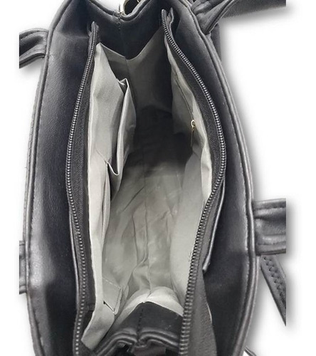 Imagen 5 de 6 de Bolso De Dama Estampado Lineas Colgante Con Correa