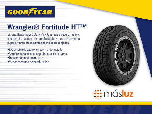 1 Llanta Wrangler Fortitude Ht Goodyear 235/60r17 102v