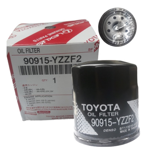 Filtro Aceite Toyota Corolla/yaris/starlet #zzf2