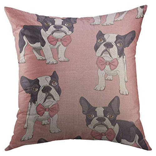 Funda De Almohada Decorativa Mugod Para Sofá Cama, Perro Neg