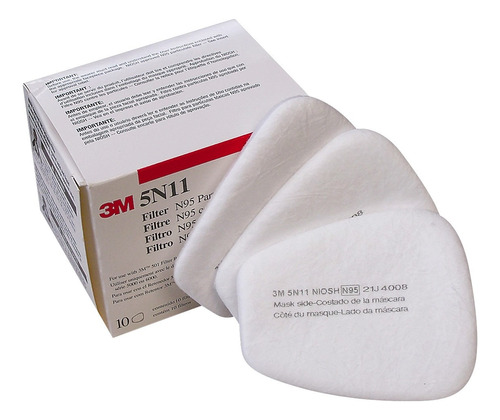 3m 5n11 Pre-filtros Para Material Particulado N95 X 10 Und