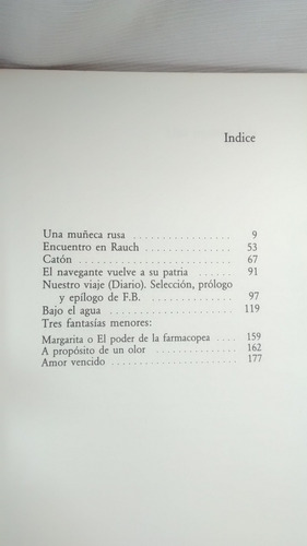 Imagen 4 de 4 de Una Muñeca Rusa Adolfo Bioy Casares Tusquets Ed. 1991