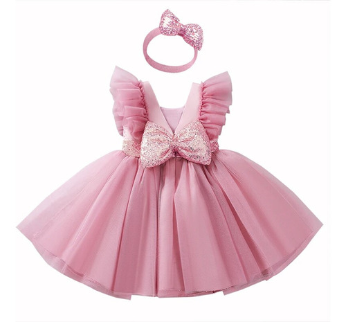 Vestido De Fiesta De Cumpleaños Para Niña De Meses A Años