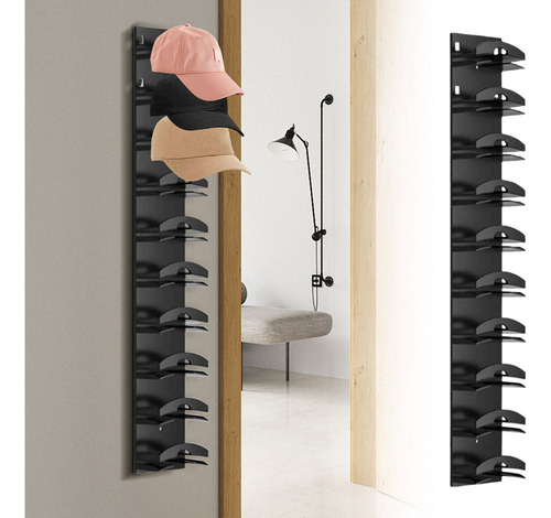 Estante Para Guardar Gorras De Béisbol, De Pared, Multicap