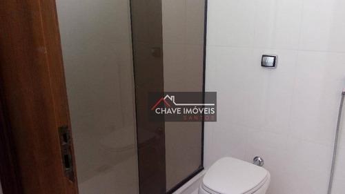Imagem 18 de 30 de Apartamento Com 4 Dormitórios Para Alugar, 185 M² Por R$ 6.500,00/mês - Boqueirão - Santos/sp - Ap1550