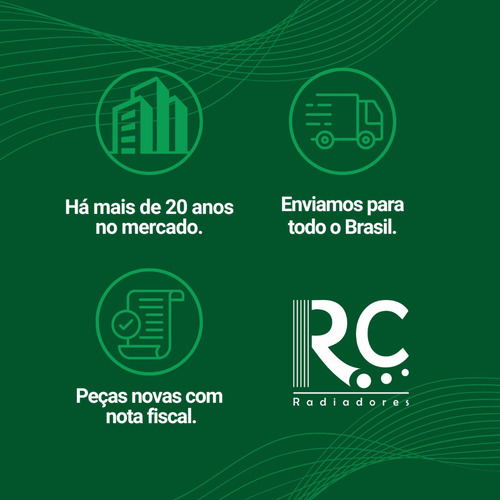 Radiador Volvo Fh12 / Fh16 / Nh12 2004 Em Diante C/ Lateral