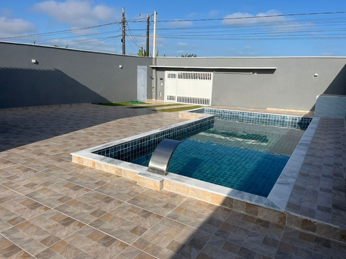 Casa Nova Com Piscina E Três Dormitórios No Cibratel 2 Em Itanhaém Litoral Sul De Sp