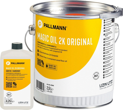 Imagen 1 de 3 de Aceite Para Pisos Pallmann Bi Componente