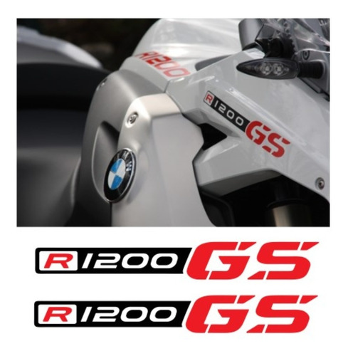 Adesivos Emblema Compatível Com R1200gs Gs Branca R1200gs04