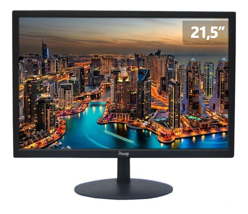 Monitor Led 21.5  Slim Pctop Ips Full Hd Hdmi, 5ms 