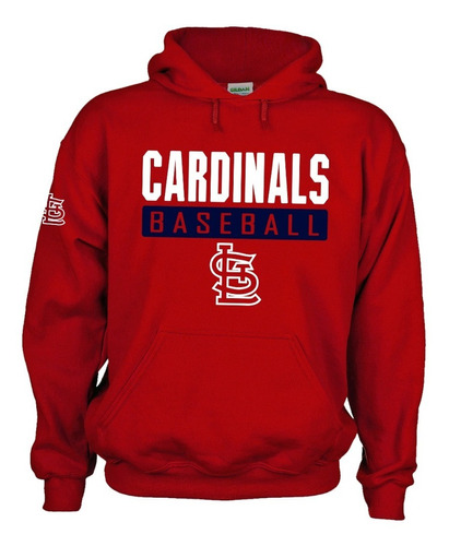 Sudadera Capucha Cardinals Cardenales San Luis Baseball Mlb