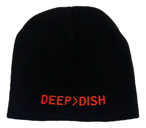 Deep Dish Gorro  Beanie  Tipo Campana Corto Bordado