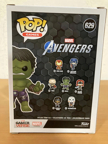 Hulk Stark Tech 629 Avengers Funko Pop Game Marvel Bruce