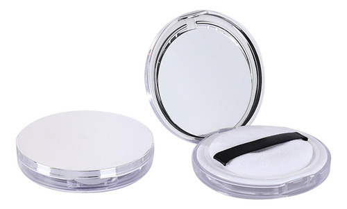 2 Contenedor De Polvo Compacto De 2 Uds Con De Malla De