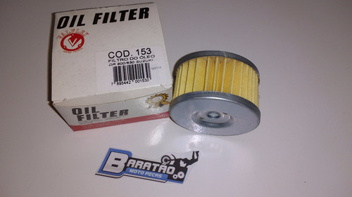 Filtro De Óleo Valflex Suzuki Dr 800 650 Baratão Moto Peças