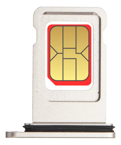 Bandeja Porta Sim Card Chip Holder Compatible iPhone 11 