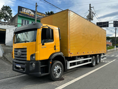 Vw 24280 6x2 Bau Truck 2019 Baixo Km Ñ Atego 2426 2429 24260