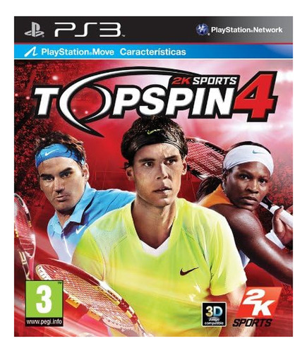 Top Spin 4 Ps3 / Juego Físico - Sellado