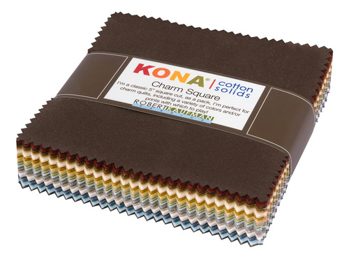 Kona Cotton Solids Neutral Charm Square 85 5 Pulgadas Cuadr.