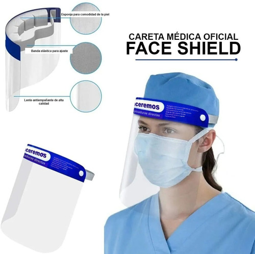 Careta Protectora Face Shield 1 Pieza