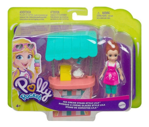 Actividades de verano de Polly Pocket Doll Gwd82 Mattel