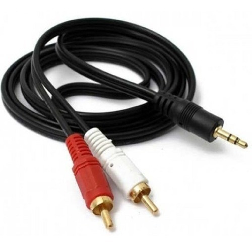 Cable De Audio 3.5 A 2 Rca De 3 Mts. Factura/boleta