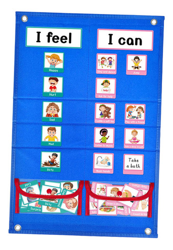 Tabla De Bolsillo De Rutina Para Niños, Horario Visual,