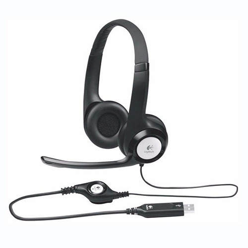 Audífonos / Diadema Con Micrófono Logitech Usb Headset H390