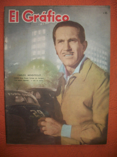 El Grafico 2152 21/12/1960 Carlos Menditeguy Automovilismo (Usado)