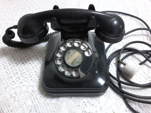 Teléfono De Entel De Baquelita Antiguo Vintage Lp14