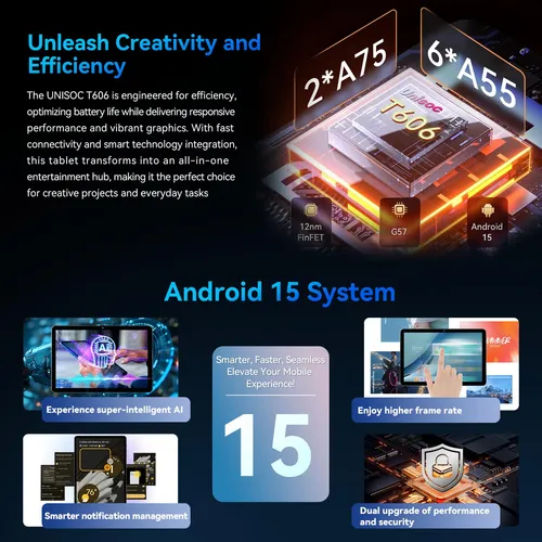 Tableta Headwolf Wpad6 De 10 Android, Octa Core Fhd 1920x120