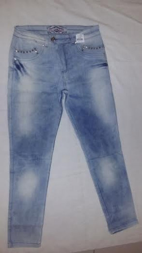 Calça Jeans Plus Size Azul Clara Lycra Strech Ótimo Caimento