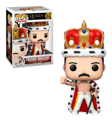 Funko Pop Freddie Mercury #184 - Queen With Crown