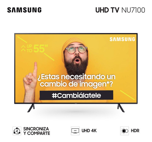 Smart Tv Samsung 55  4k Mod. Un55nu7100