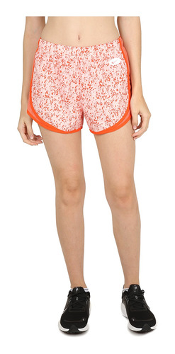 Short Nike Dri-fit Icon Clash Tempo En Rosa Y Naranja Mujer