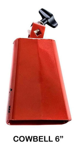 Cowbell 6'' Modelo Mambo Vermelho - Torelli To-057