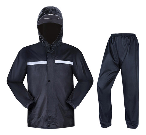 Trajes De Lluvia Impermeable Transpirable Con Capucha Ligero