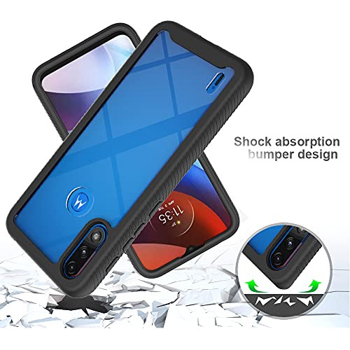 Qiongni Funda Para Motorola Moto E7i Power Funda, Anticaída