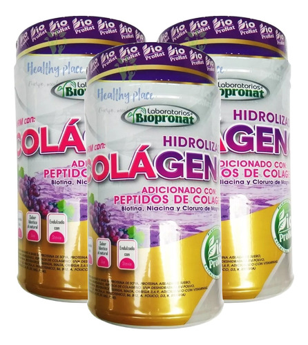 Colageno Con Peptidos Biopronat 700 Gr Uña - L a $1