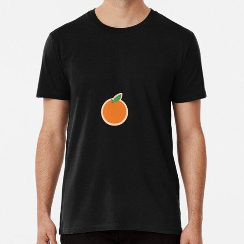 Remera Naranja Fea Algodon Premium