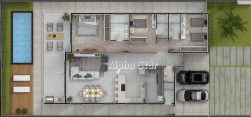 Imagem 2 de 3 de Casa Com 3 Dormitórios À Venda, 221 M² Por R$ 2.300.000,00 - Resindecial Itahyê (alphaville) - Santana De Parnaíba/sp - Ca3511