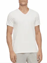 Comprar Calvin Klein ® 5 Playeras Blancas Cuello V 100% Algodón