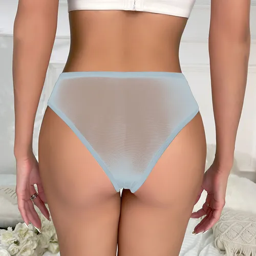 D Ropa Interior Sin Costuras Para Mujer Con Triangular Trans